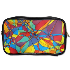 Colorful Miscellaneous Shapes Toiletries Bag (two Sides) by LalyLauraFLM