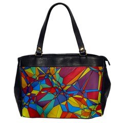 Colorful Miscellaneous Shapes Oversize Office Handbag