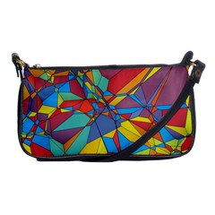 Colorful Miscellaneous Shapes Shoulder Clutch Bag by LalyLauraFLM