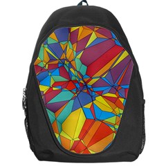 Colorful Miscellaneous Shapes Backpack Bag by LalyLauraFLM