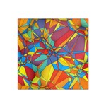 Colorful miscellaneous shapes Satin Bandana Scarf Front