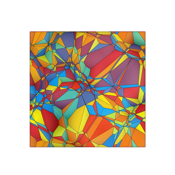 Colorful miscellaneous shapes Satin Bandana Scarf