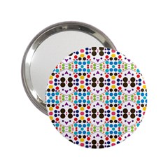 Colorful Dots Pattern 2 25  Handbag Mirror