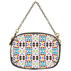 Colorful Dots Pattern Chain Purse (two Sides)