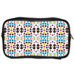 Colorful Dots Pattern Toiletries Bag (two Sides)