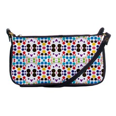 Colorful Dots Pattern Shoulder Clutch Bag