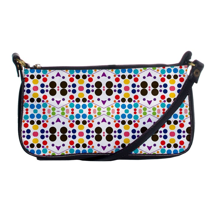 Colorful dots pattern Shoulder Clutch Bag