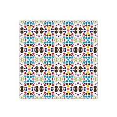 Colorful Dots Pattern Satin Bandana Scarf