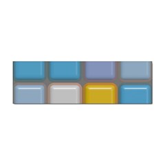 Shiny Squares Pattern Sticker (bumper)