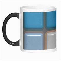 Shiny Squares Pattern Morph Mug