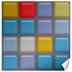 Shiny Squares Pattern Canvas 20  X 20 