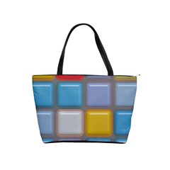 Shiny Squares Pattern Classic Shoulder Handbag