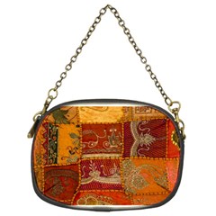 India Print Realism Fabric Art Chain Purses (two Sides)  by TheWowFactor