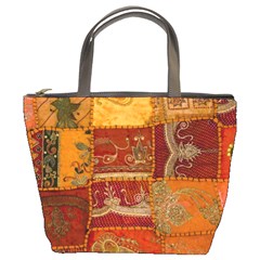 India Print Realism Fabric Art Bucket Bags