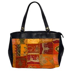 India Print Realism Fabric Art Office Handbags (2 Sides) 