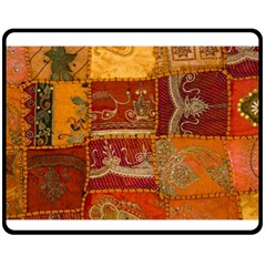 India Print Realism Fabric Art Fleece Blanket (medium)  by TheWowFactor