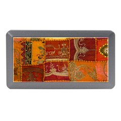 India Print Realism Fabric Art Memory Card Reader (mini)