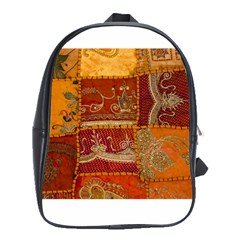 India Print Realism Fabric Art School Bags (xl)  by TheWowFactor