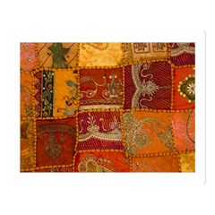 India Print Realism Fabric Art Double Sided Flano Blanket (large) 