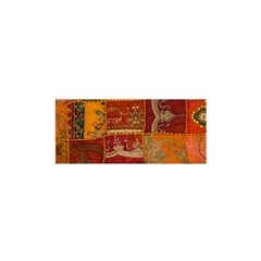 India Print Realism Fabric Art Satin Scarf (oblong)