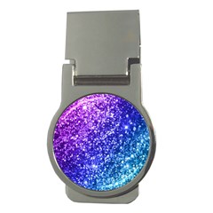 Glitter Ocean Bokeh Money Clips (round)  by KirstenStar