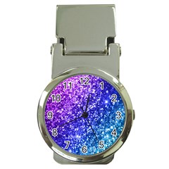 Glitter Ocean Bokeh Money Clip Watches