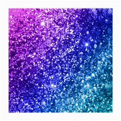 Glitter Ocean Bokeh Medium Glasses Cloth (2-side) by KirstenStar