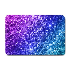 Glitter Ocean Bokeh Small Doormat 