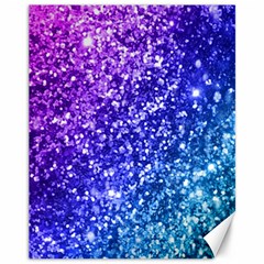 Glitter Ocean Bokeh Canvas 11  X 14  