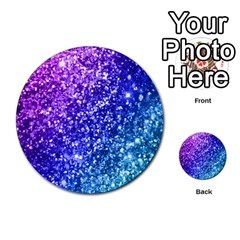 Glitter Ocean Bokeh Multi-purpose Cards (round)  by KirstenStar