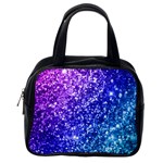 Glitter Ocean Bokeh Classic Handbags (2 Sides) Back