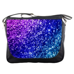 Glitter Ocean Bokeh Messenger Bags by KirstenStar