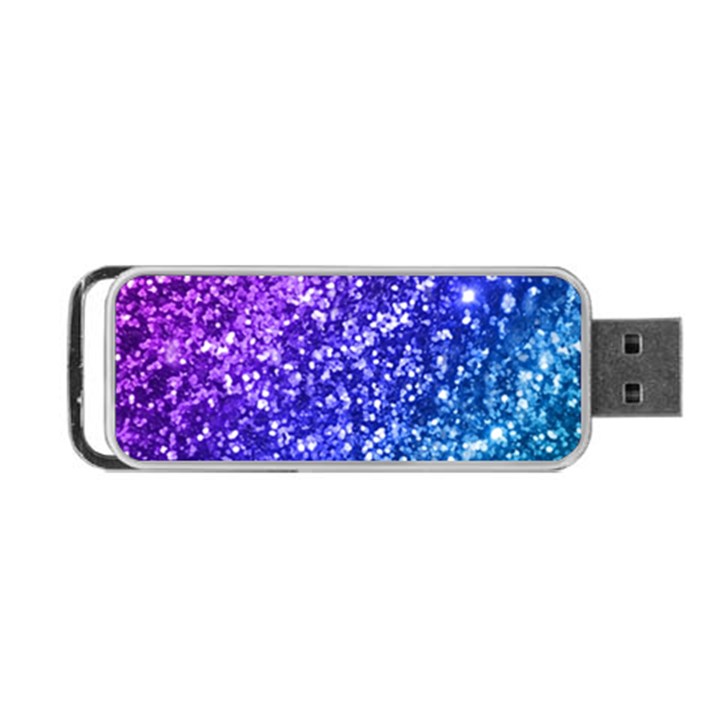 Glitter Ocean Bokeh Portable USB Flash (Two Sides)