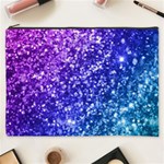 Glitter Ocean Bokeh Cosmetic Bag (XXXL)  Front