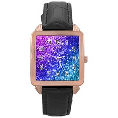 Glitter Ocean Bokeh Rose Gold Watches by KirstenStar