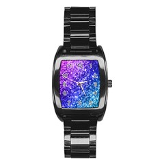 Glitter Ocean Bokeh Stainless Steel Barrel Watch by KirstenStar