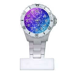 Glitter Ocean Bokeh Nurses Watches