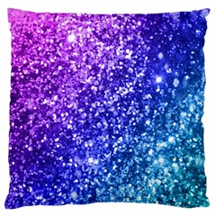 Glitter Ocean Bokeh Standard Flano Cushion Cases (one Side)  by KirstenStar