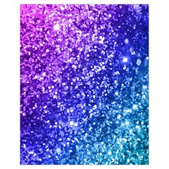 Glitter Ocean Bokeh Drawstring Bag (small) by KirstenStar