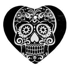 Skull Heart Ornament (2 Sides)