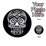 Skull Multi-purpose Cards (Round)  Front 1