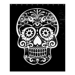 Skull Shower Curtain 60  X 72  (medium) 