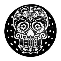 Skull Ornament (round Filigree) 