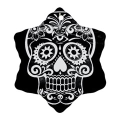 Skull Snowflake Ornament (2-side)