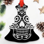 Skull Christmas Tree Ornament (2 Sides) Front