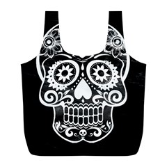 Skull Full Print Recycle Bags (l) 