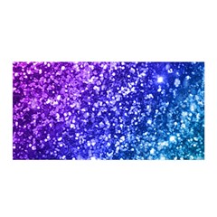 Glitter Ocean Bokeh Satin Wrap