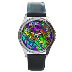 Powerfractal 4 Round Metal Watches