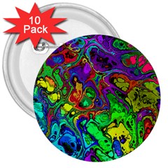 Powerfractal 4 3  Buttons (10 Pack)  by ImpressiveMoments