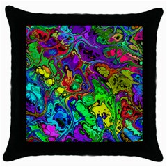 Powerfractal 4 Throw Pillow Cases (black)